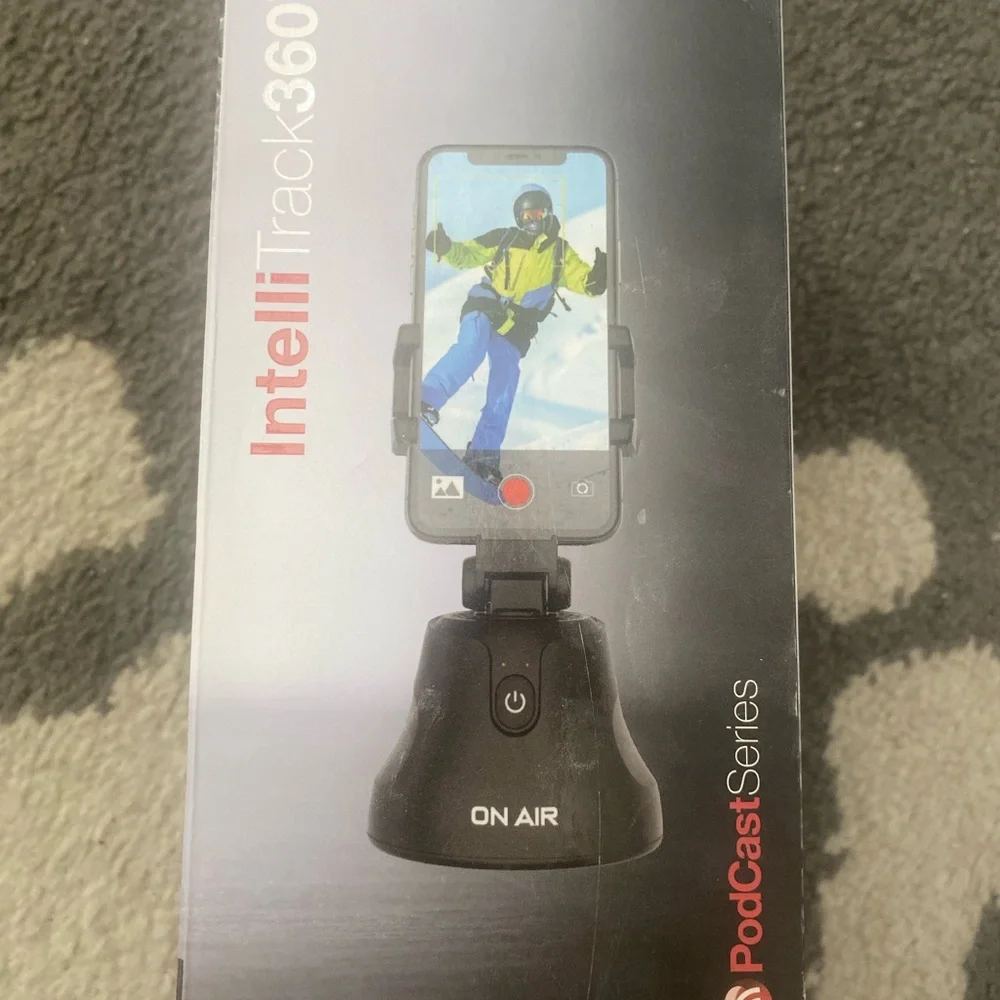 NWT IntelliTrack360 Motion Tracking Phone Holder - Black